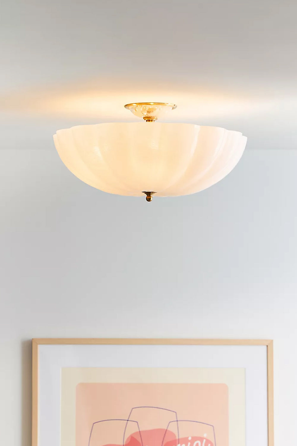 LumaGlass Semi-Flush Light - view 2 | vexalamps