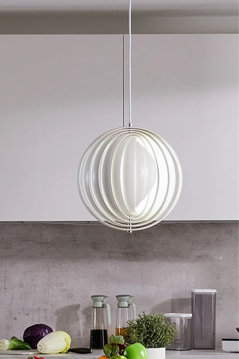 Rotating Moon Pendant Lamp - view 15 | vexalamps