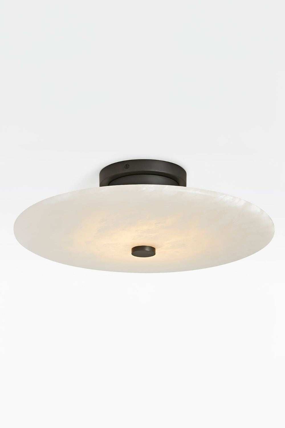 Round Ankeny Alabaster Ceiling Lamp - view 12 | vexalamps