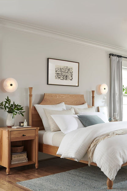 Round Ankeny Alabaster Ceiling Lamp - view 6 | vexalamps