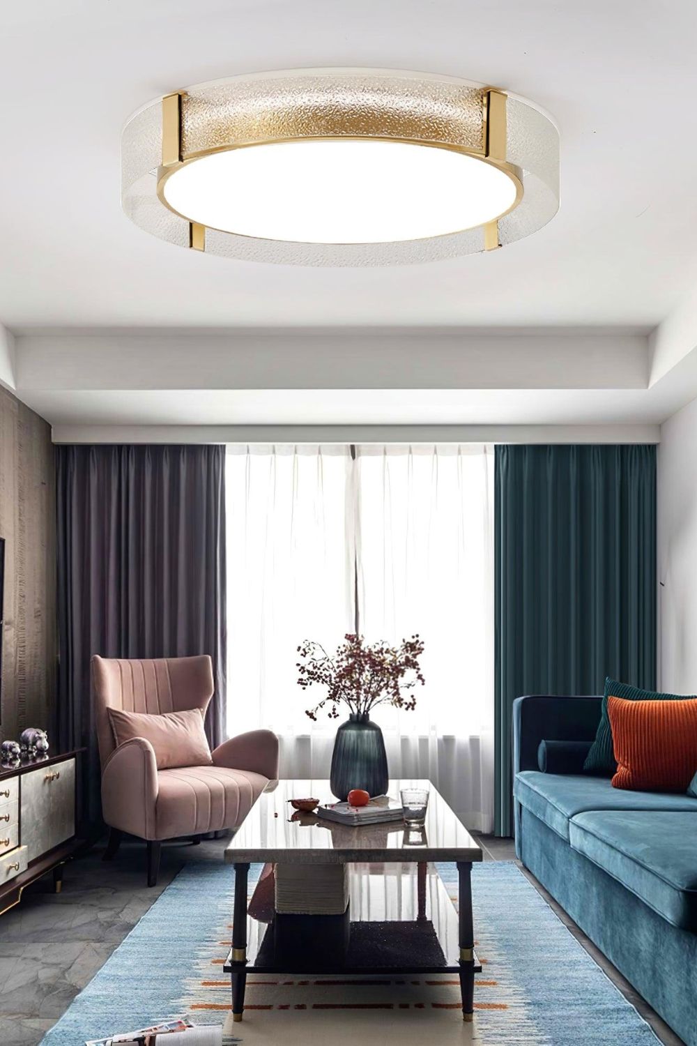 Round Low Profile Ceiling Light - view 18 | vexalamps