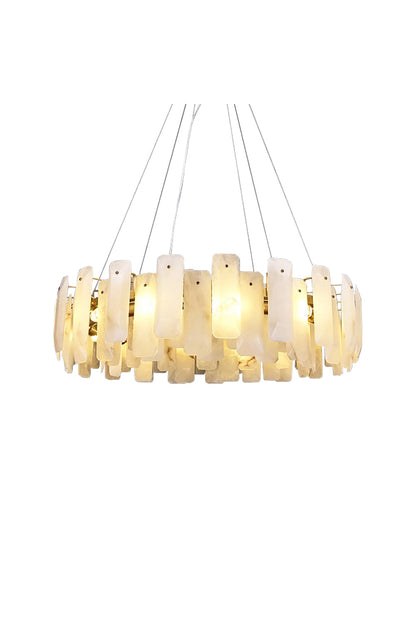 Round Noah Alabaster Chandelier | vexalamps