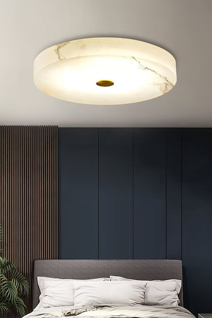 Round Sophie Alabaster Ceiling Lamp - view 9 | vexalamps