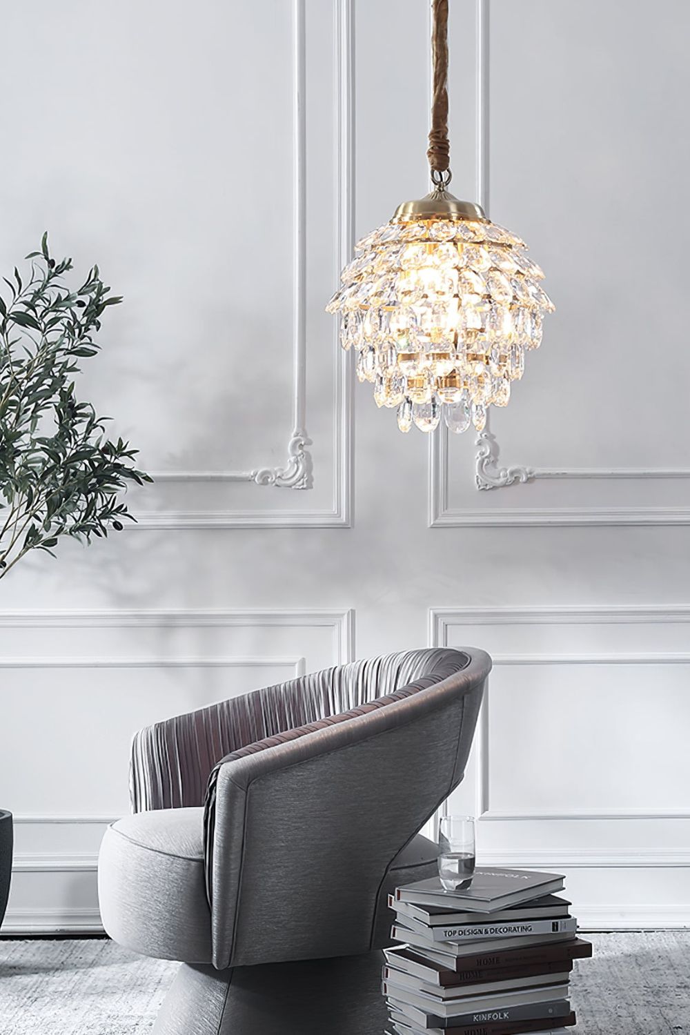Roxanne Crystal Pendant Light - vexalamps