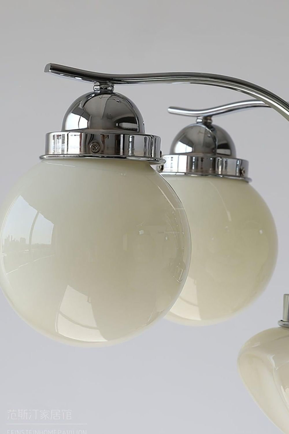 Ryttenberg Glass Globe Chandelier - view 9 | vexalamps