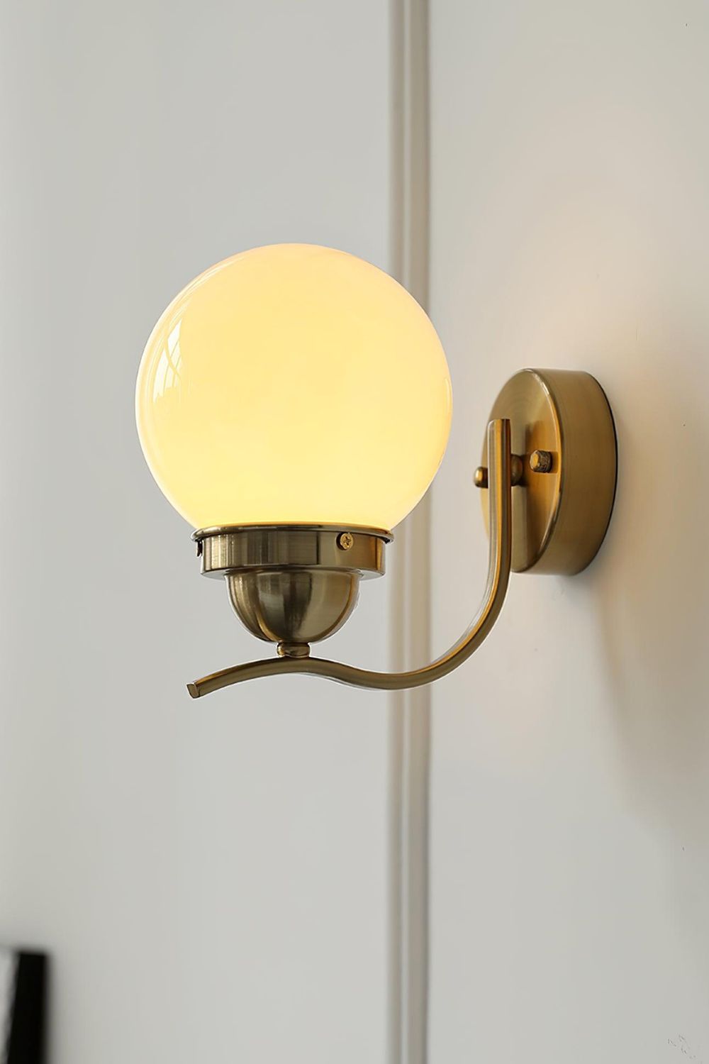 Ryttenberg Globe Wall Lamp - view 4 | vexalamps