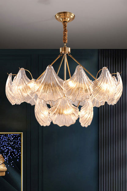 Scallop Shaped Chandelier Light - vexalamps