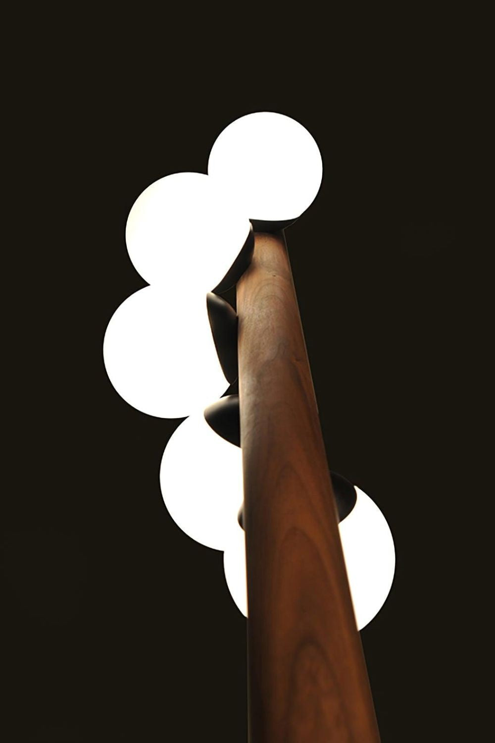 Scandinavian Linear Wooden Pendant Lamp - view 6 | vexalamps