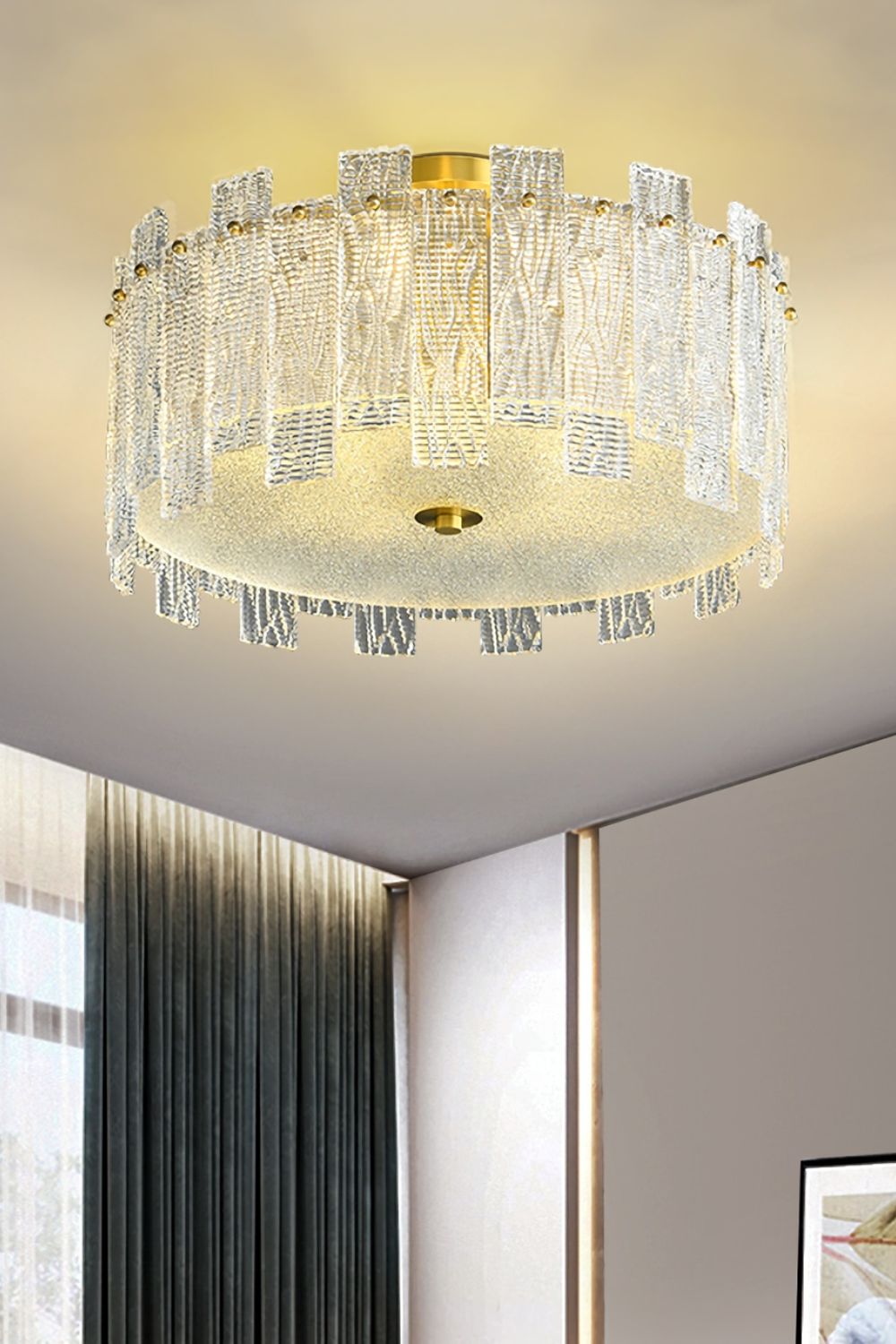 Scattered Glass Ceiling Lamp - vexalamps