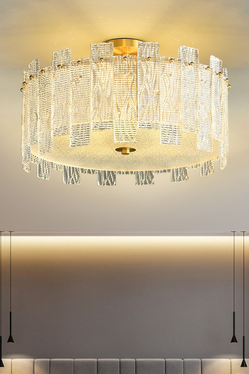 Scattered Glass Ceiling Lamp - vexalamps