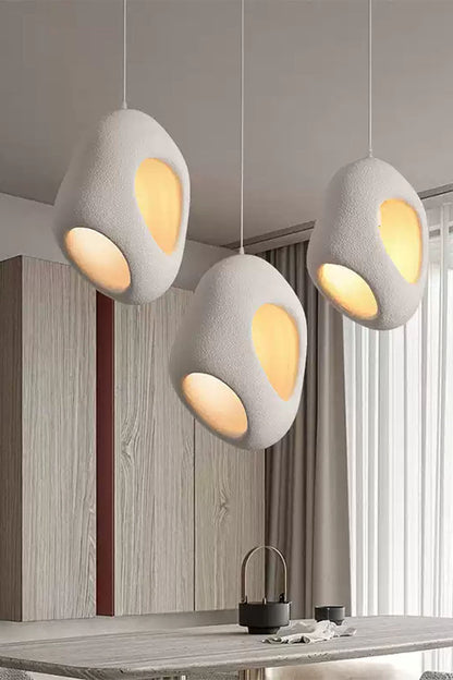 Sculptural Japandi Pendant Lamp - view 5 | vexalamps