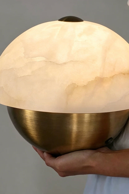 Selene Alabaster Table Lamp - view 9 | vexalamps