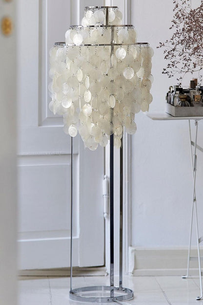 Vintage Shell Floor Lamp - view 11 | vexalamps