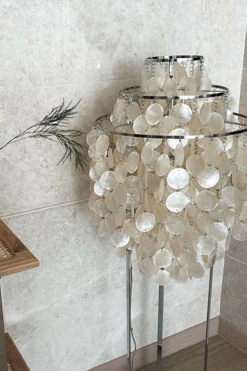 Vintage Shell Floor Lamp - view 13 | vexalamps