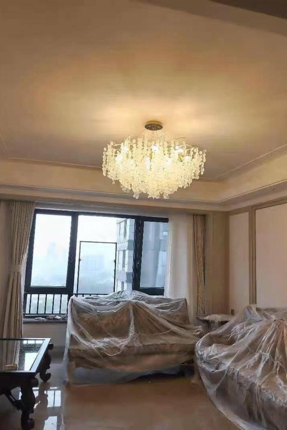 Shiro Noda Crystal Chandeliers - vexalamps