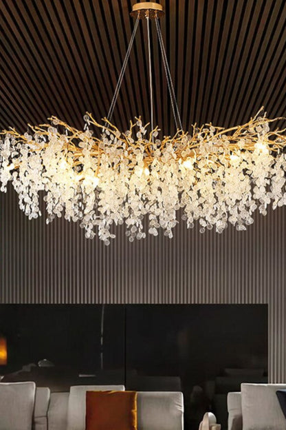 Shiro Noda Crystal Chandeliers - vexalamps