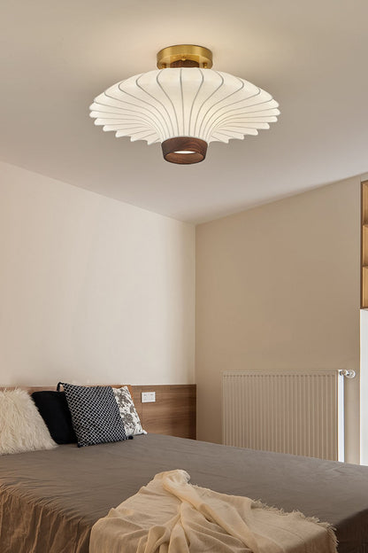 Silk Solid Wood Ceiling Lamp - view 3 | vexalamps