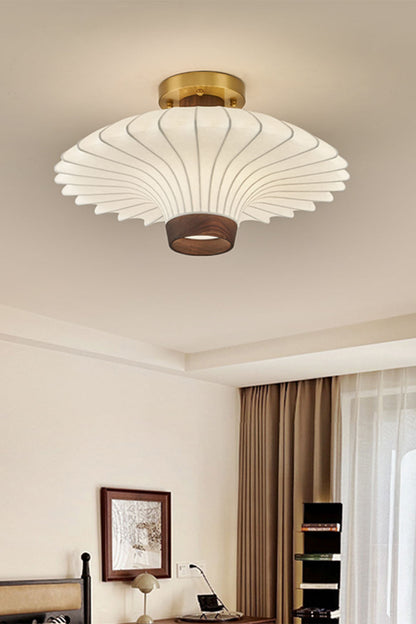 Silk Solid Wood Ceiling Lamp - view 4 | vexalamps