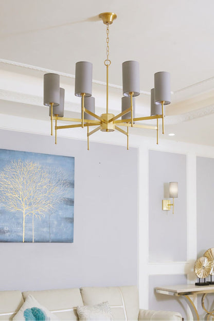 Silk Stem Chandelier - vexalamps