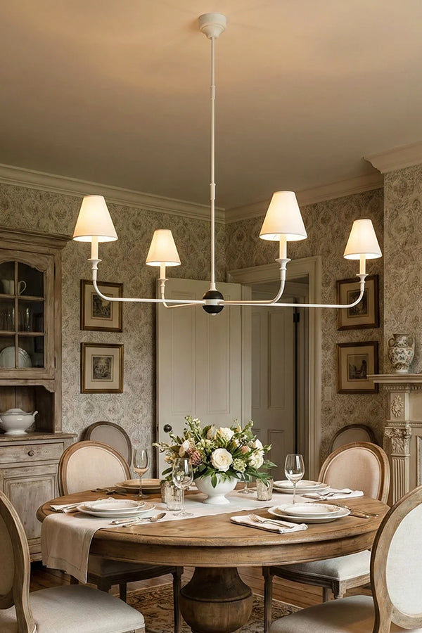 Simple Linear Chandelier - view 10 | vexalamps
