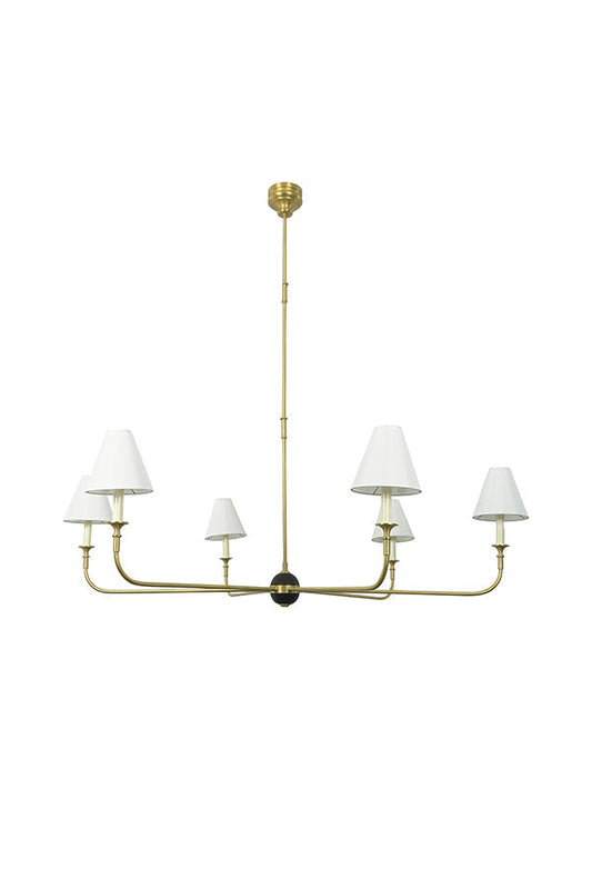 Simple Linear Chandelier | vexalamps
