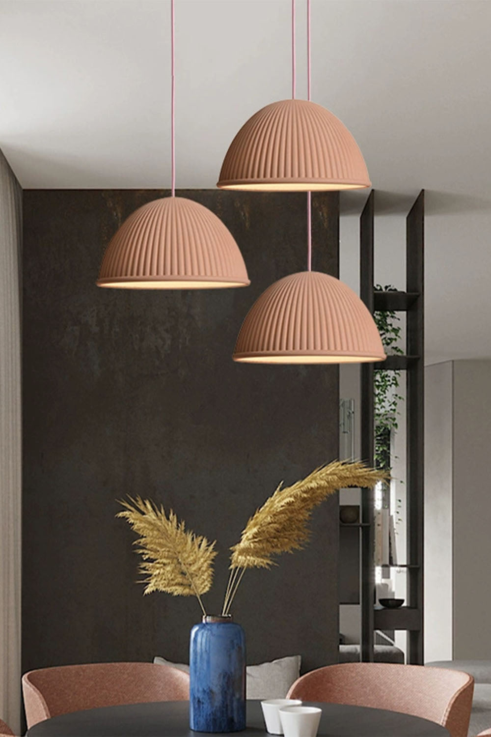 Simple Semicircular Inverted Pendant Light - view 3 | vexalamps