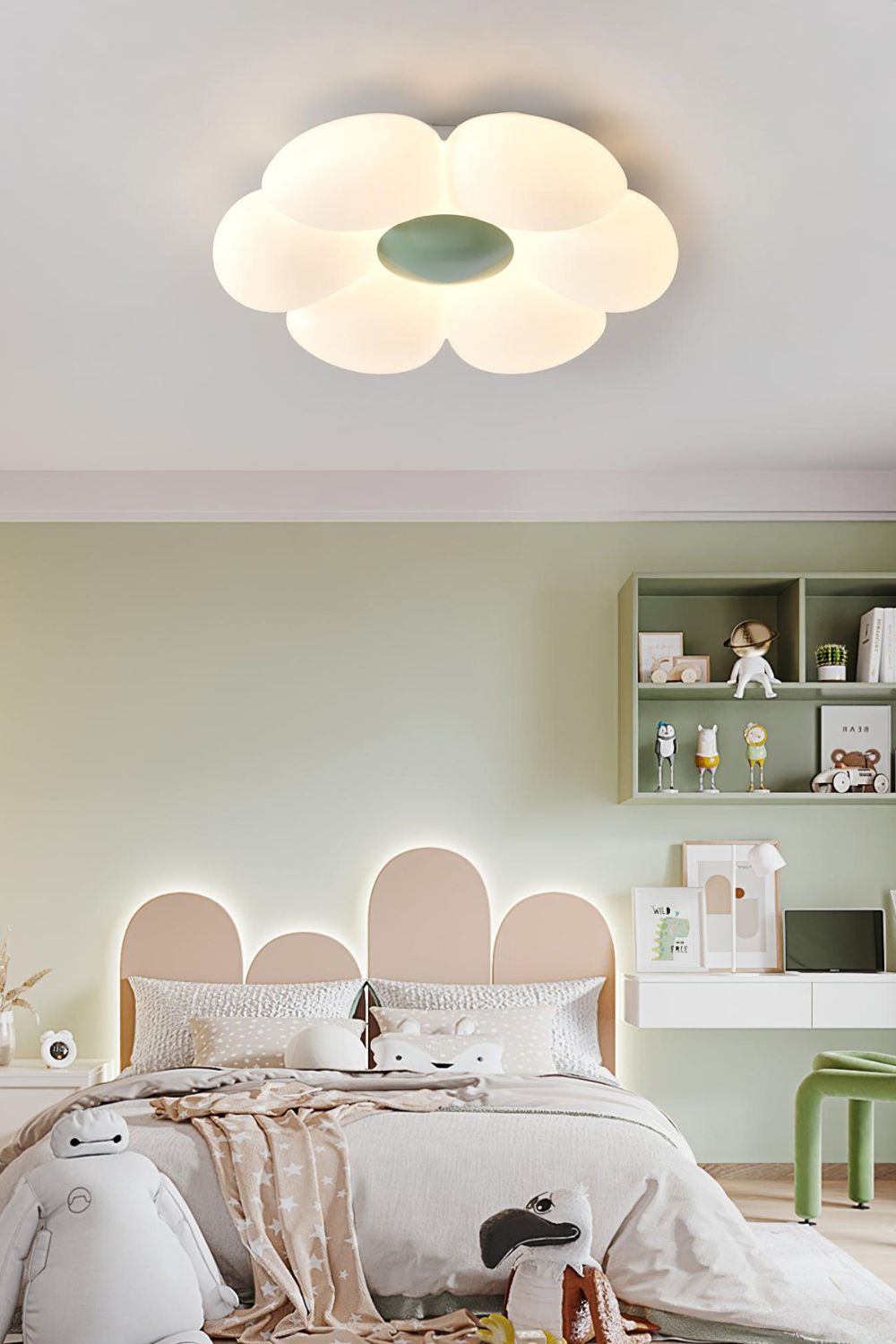 Six-leaf Flower Ceiling Lamp - view 7 | vexalamps