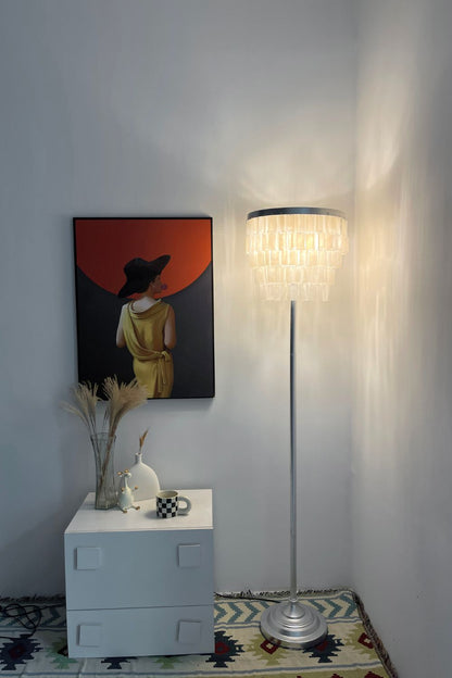 Skye Tiered Floor Lamp - view 5 | vexalamps