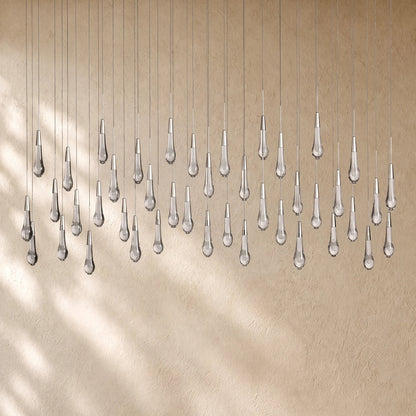 Soltairan Linear Chandelier - Raindrop Pendant Lighting