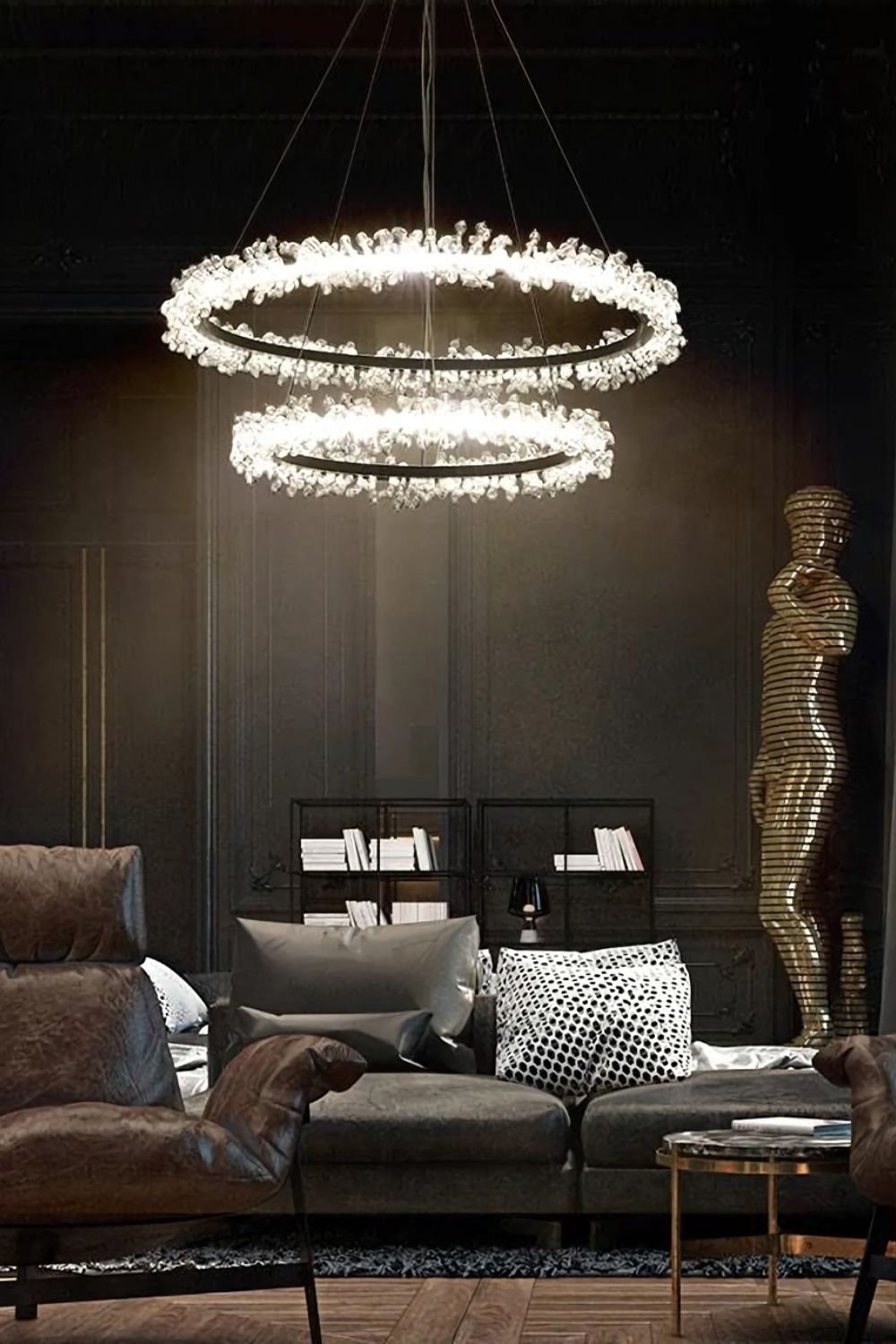 Spiridon Crystal Chandelier - vexalamps