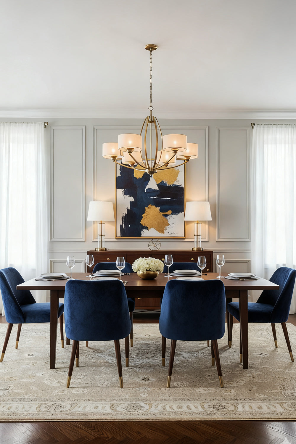 Stiffel Avira Chandelier - view 3 | vexalamps