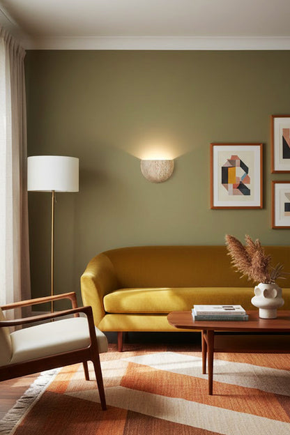 Stone Bowl Wall Light - view 5 | vexalamps