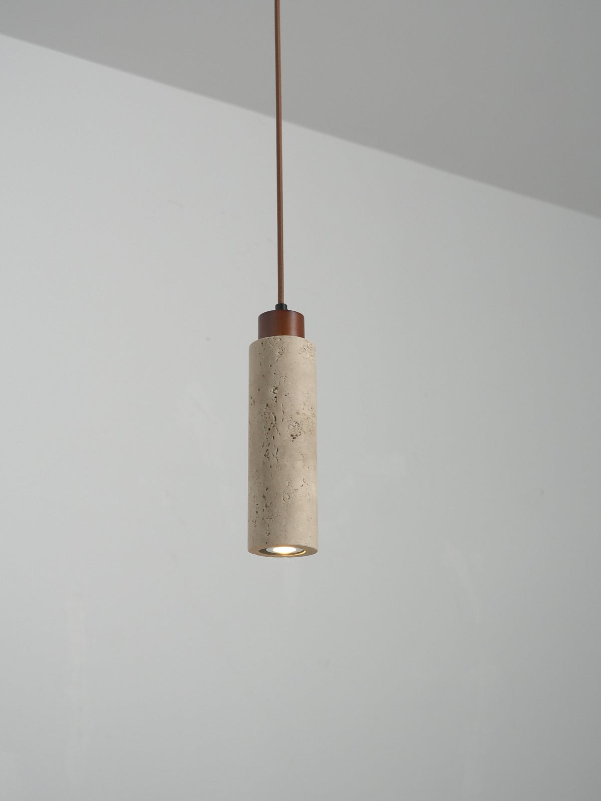 Stone Cylinder Pendant Light - view 14 | vexalamps