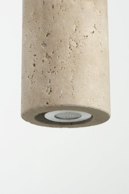 Stone Cylinder Pendant Light - view 17 | vexalamps