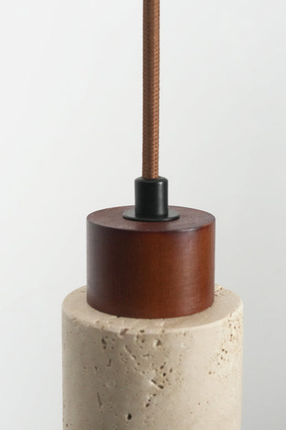 Stone Cylinder Pendant Light - view 15 | vexalamps