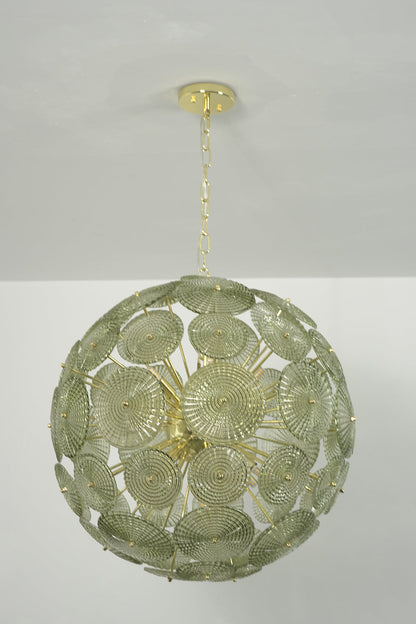 Unlit modern classic spheres glass lamp | Metal, Glass | Alternative front product shot | vexalamps