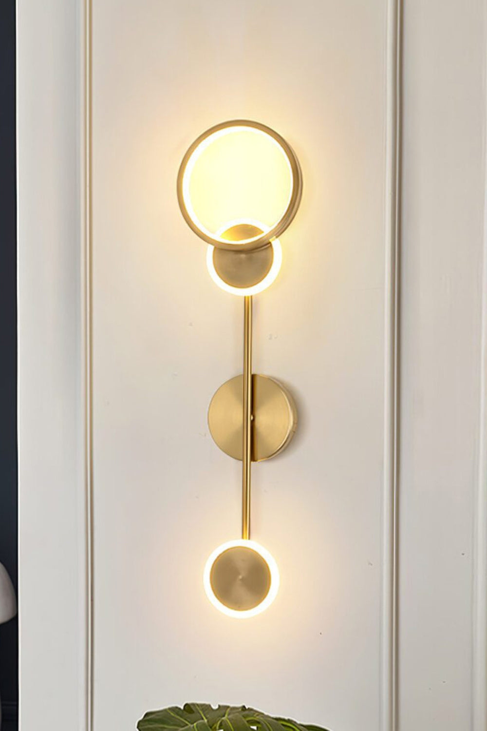 Brass Susan Trio Wall Lamp - view 14 | vexalamps