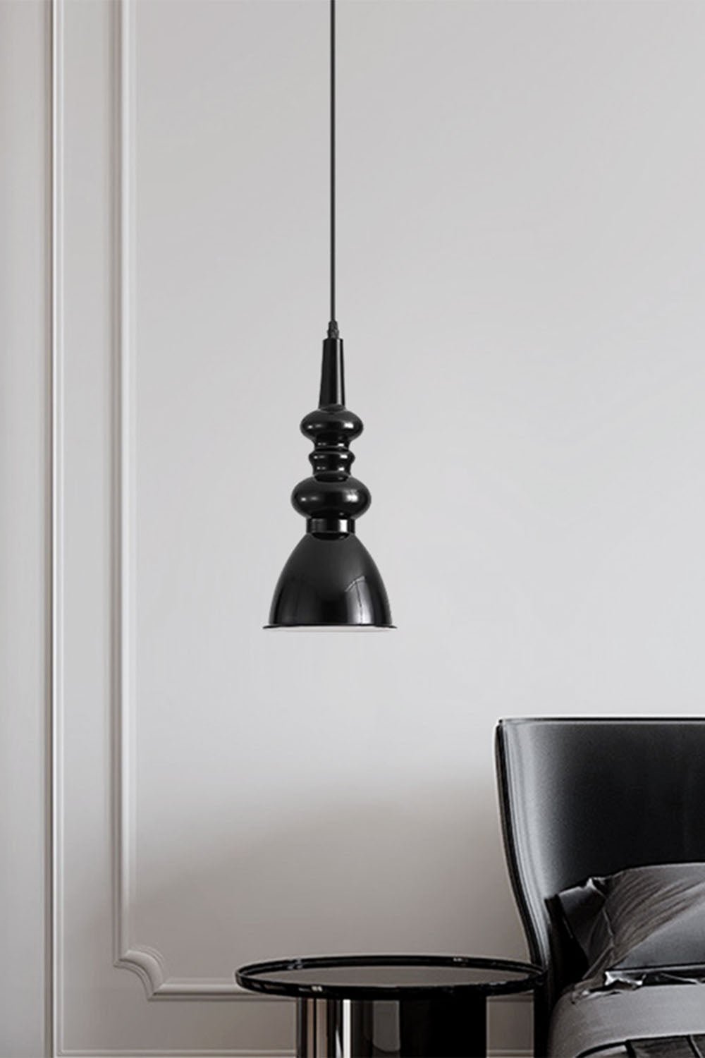 Svelte Noir Pendant Light - view 9 | vexalamps