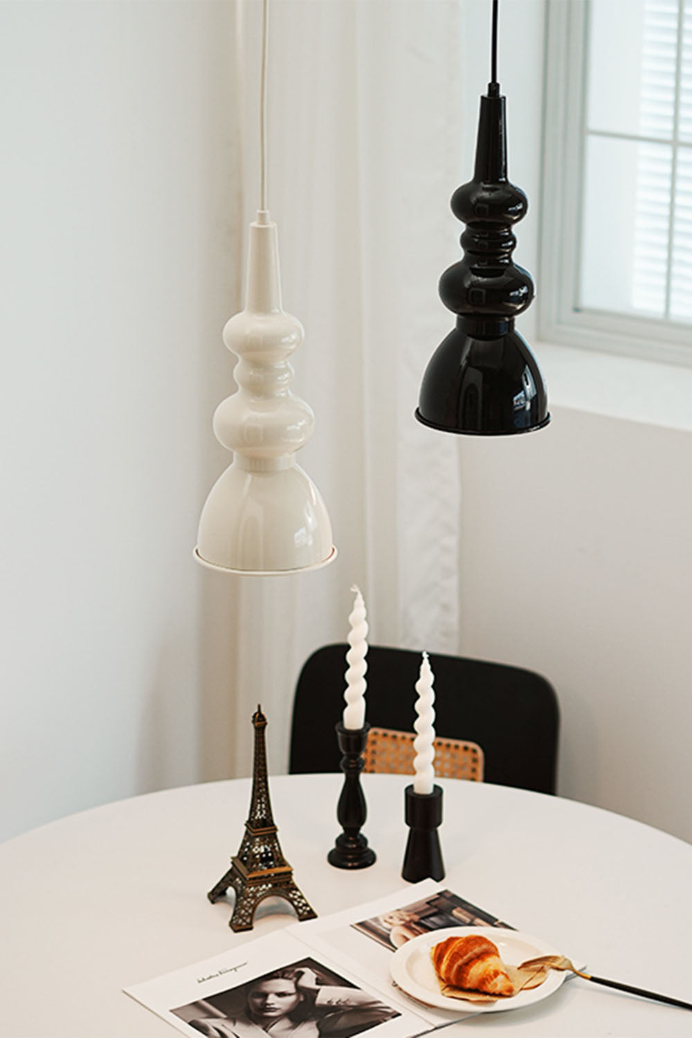 Svelte Noir Pendant Light - view 2 | vexalamps