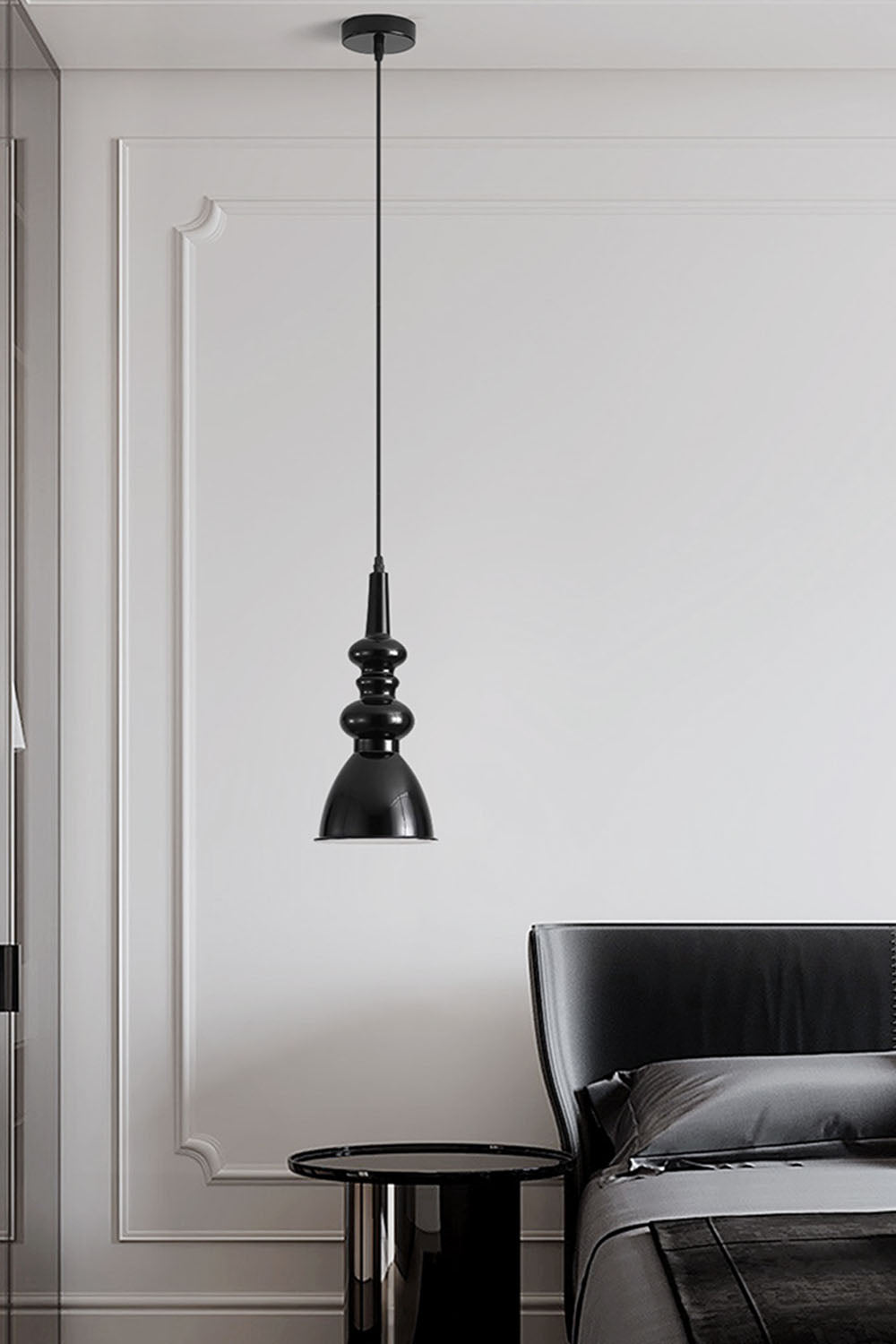 Svelte Noir Pendant Light - view 12 | vexalamps