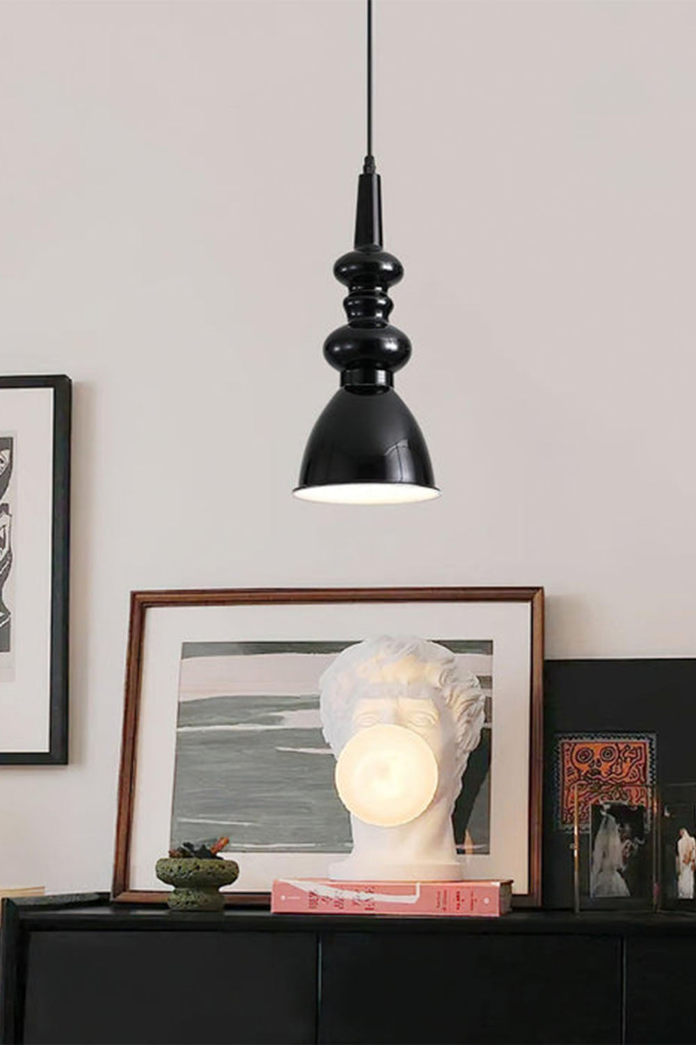 Svelte Noir Pendant Light - view 5 | vexalamps
