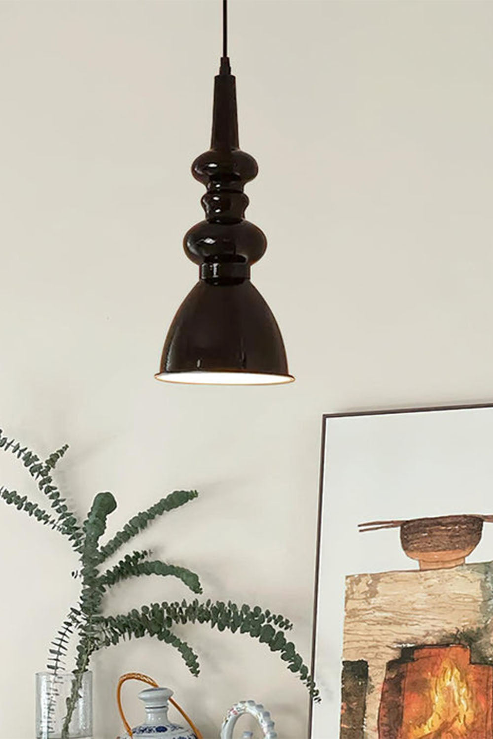 Svelte Noir Pendant Light - view 7 | vexalamps