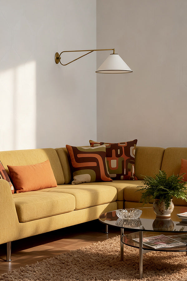 Swing Arm Cone Wall Sconce - view 7 | vexalamps