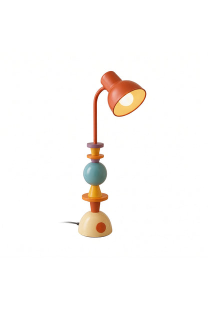 Tectonic Prism Metal Floor Lamp | Metal | Full-length view of the colorful postmodern geometric floor lamp | Isolated shot | vexa lamps