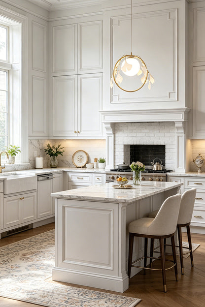The Golden Gingko Halo Pendant Light for Kitchen | vexa lamps