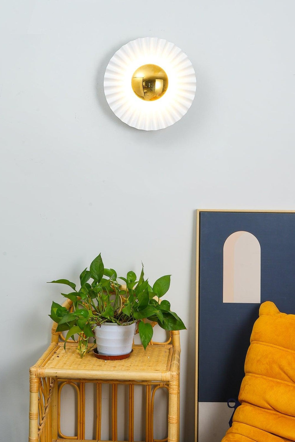 Tinsley Flush Wall Lamp - view 4 | vexalamps