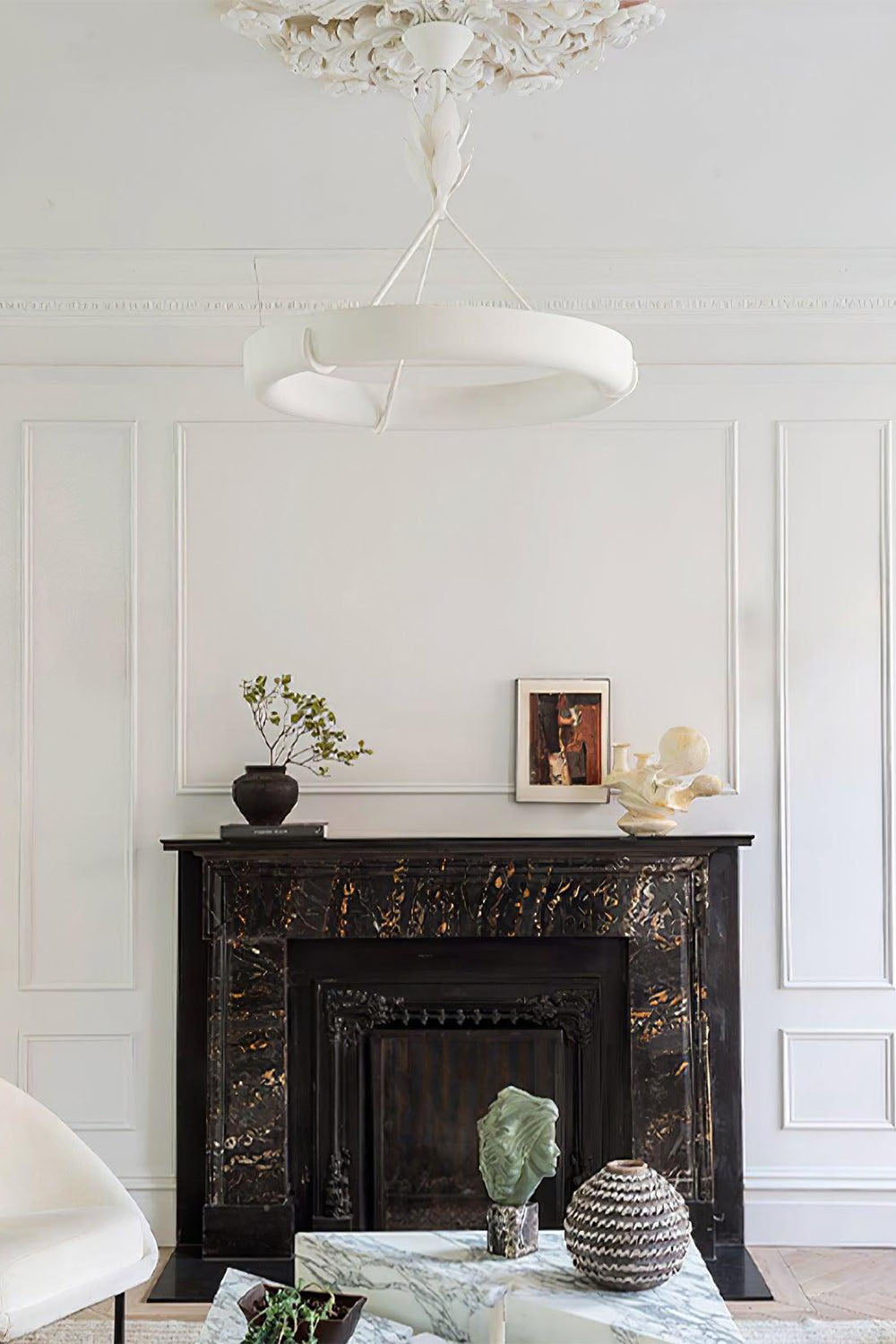 Tinsley Plaster Chandelier - view 19 | vexalamps