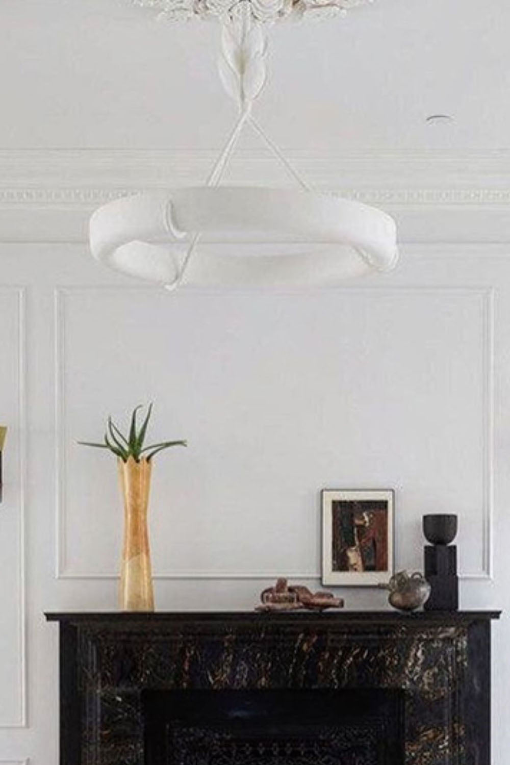 Tinsley Plaster Chandelier - view 4 | vexalamps