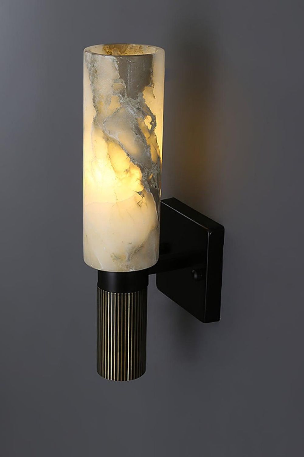 Torch Marble Sconce - vexalamps