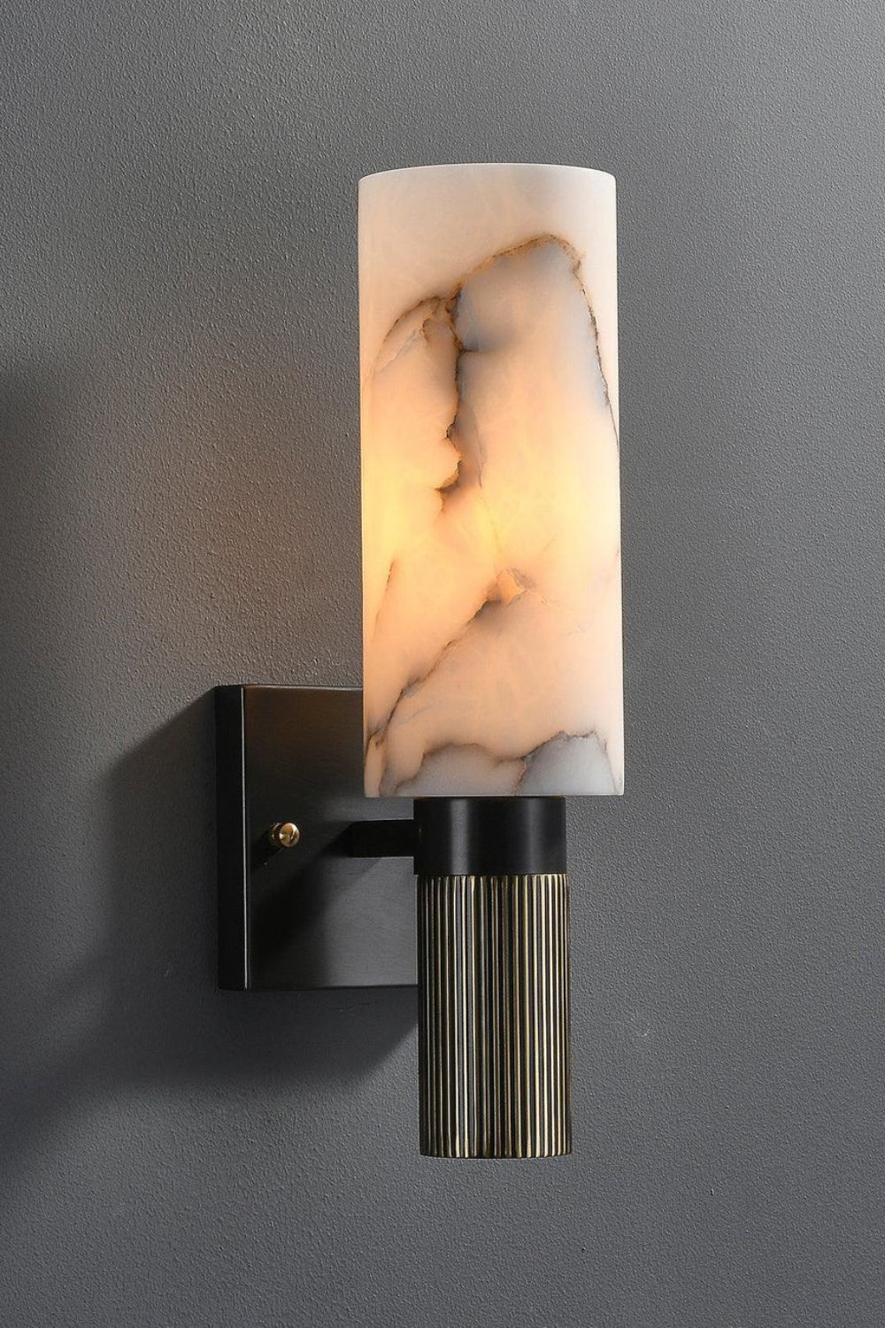 Torch Marble Sconce - vexalamps